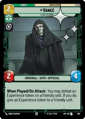 584 Vanee - I Live to Serve (Foil)