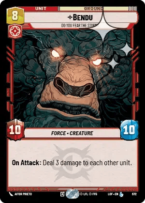672 Bendu - Do You Fear the Storm? (Foil)
