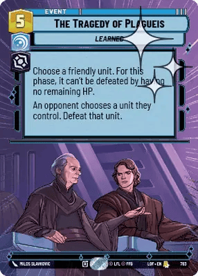 783 The Tragedy of Plagueis (Hyperspace Foil)