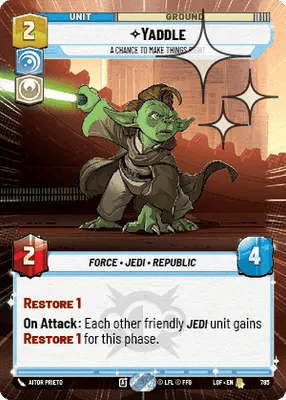 785 Yaddle - A Chance To Make Things Right (Hyperspace Foil)