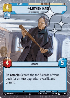 808 Luthen Rael - Masquerading Antiquarian (Hyperspace Foil)