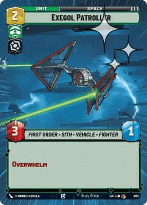 820 Exegol Patroller (Hyperspace Foil)