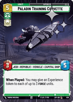 839 Paladin Training Corvette (Hyperspace Foil)