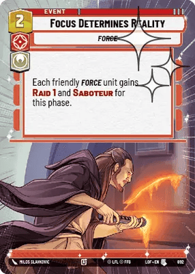 892 Focus Determines Reality (Hyperspace Foil)