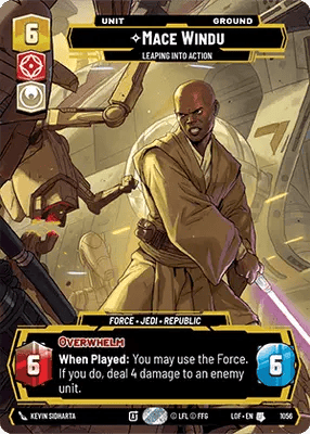 1056 Mace Windu - Leaping into Action (Prestige)