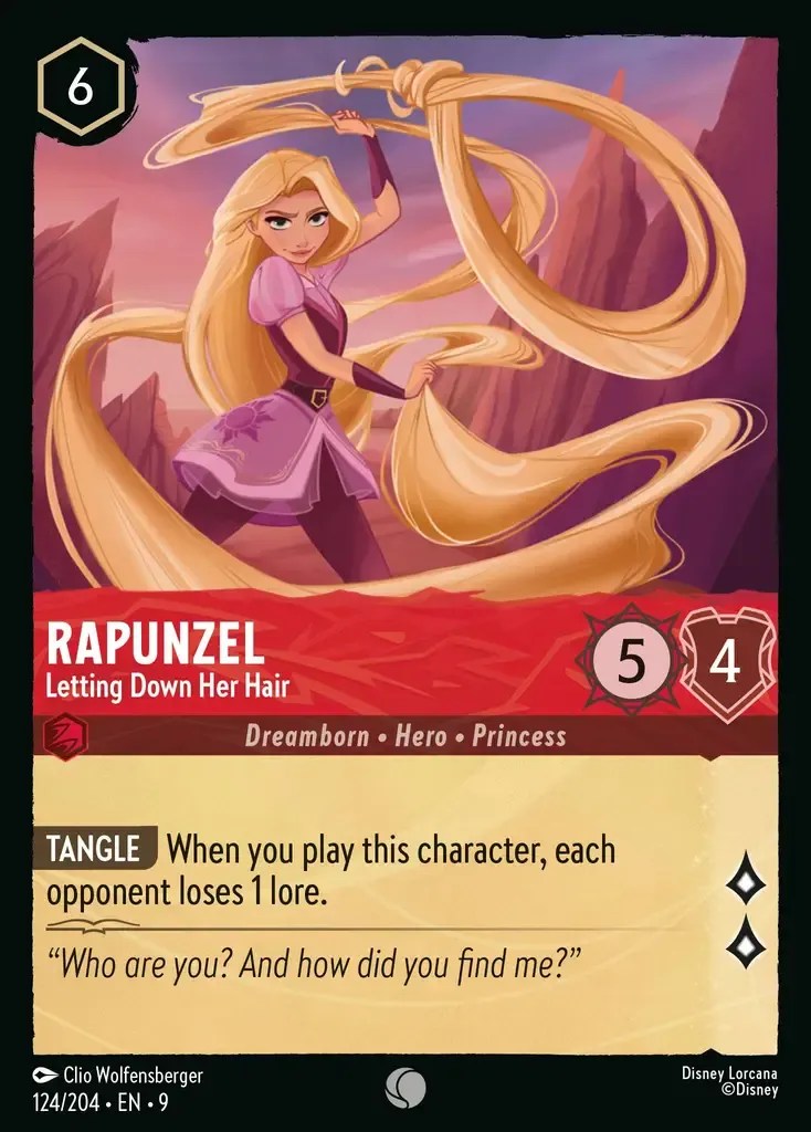 124/204 Rapunzel - Letting Down Her Hair