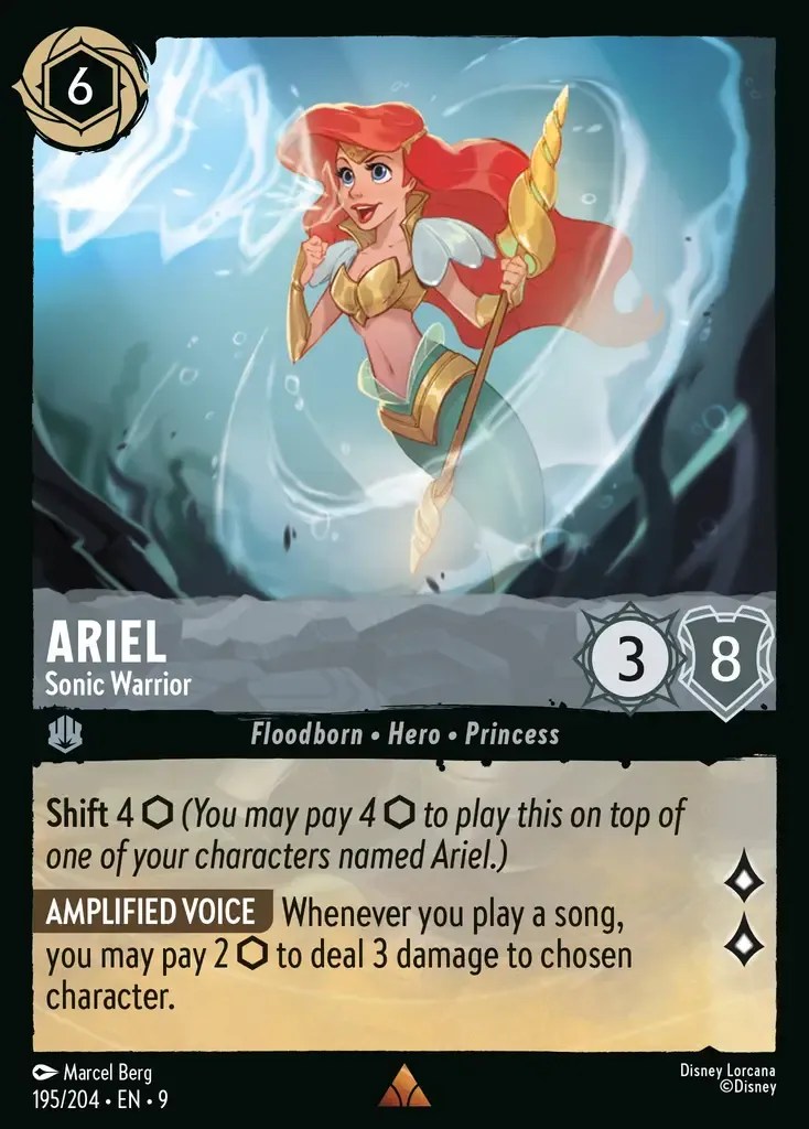 195/204 Ariel - Sonic Warrior (Foil)