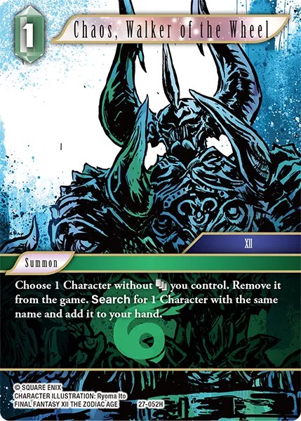 27-052H Chaos, Walker of the Wheel