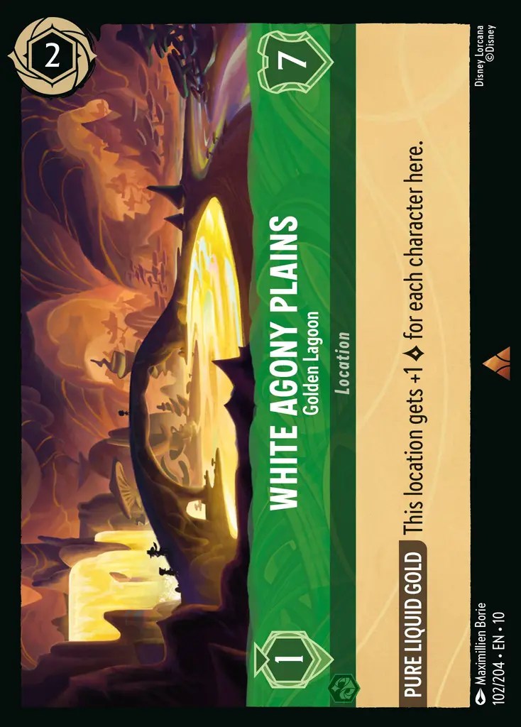 102/204 White Agony Plains - Golden Lagoon (Foil)