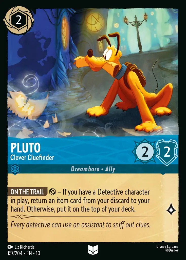 157/204 Pluto - Clever Cluefinder (Foil)