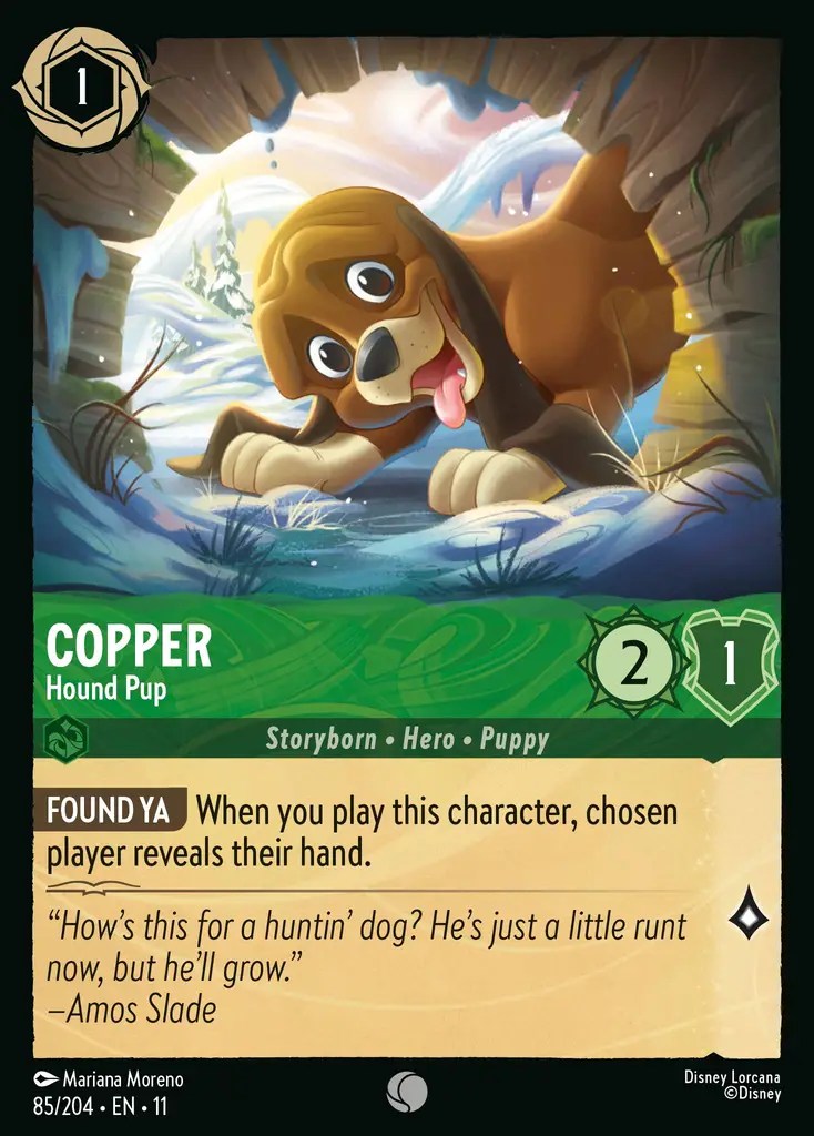 085/204 Copper - Hound Pup (Foil)