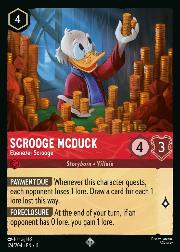 124/204 Scrooge McDuck - Ebenezer Scrooge