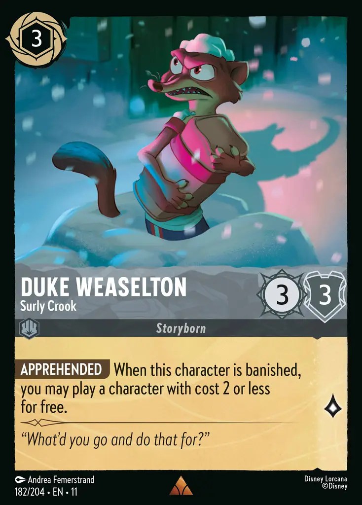 182/204 Duke Weaselton - Surly Crook