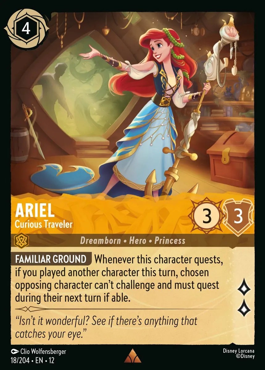 018/204 Ariel – Curious Traveler (Foil)