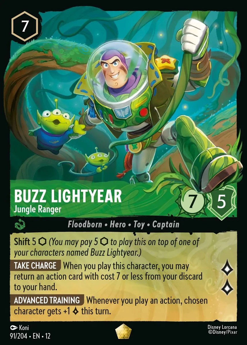 091/204 Buzz Lightyear - Jungle Ranger (Foil)