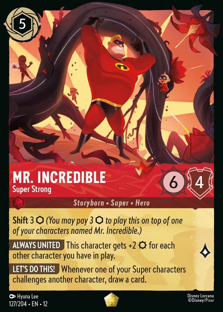 127/204 Mr. Incredible - Super Strong (Foil)