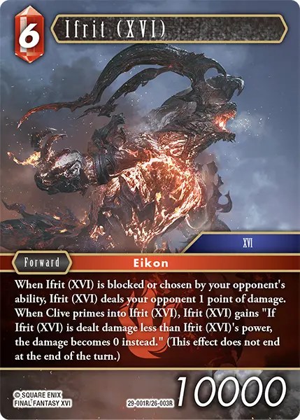 29-001R/26-003R Ifrit (XVI)