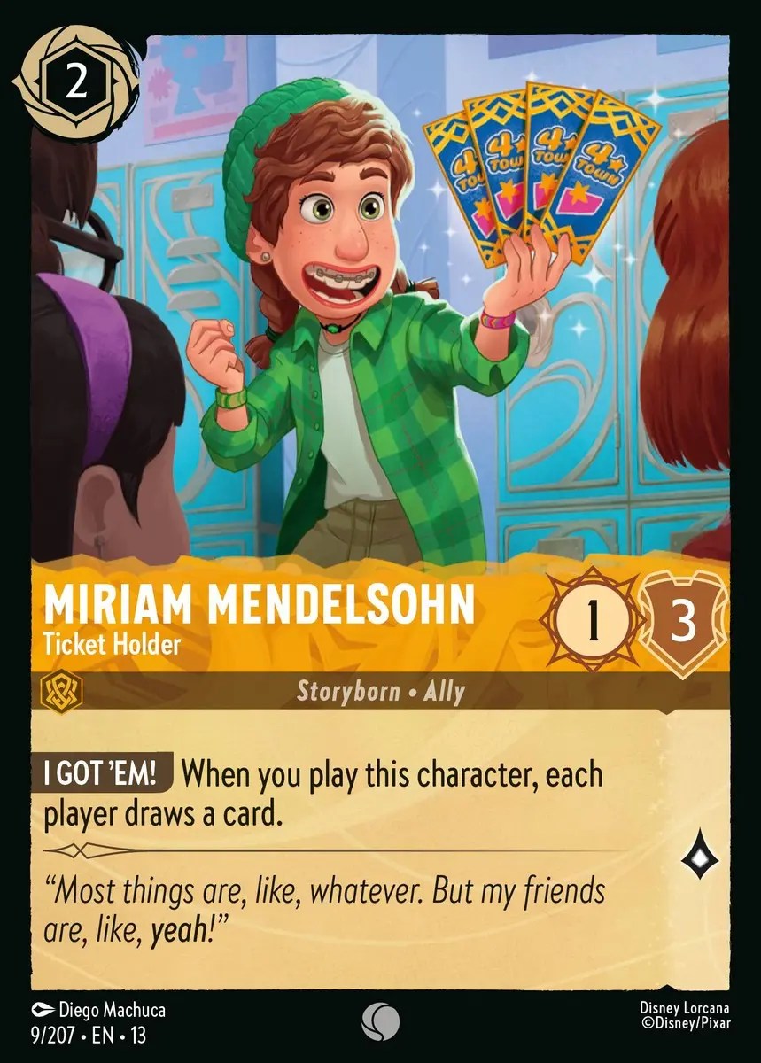 009/207 Miriam Mendelsohn – Ticket Holder