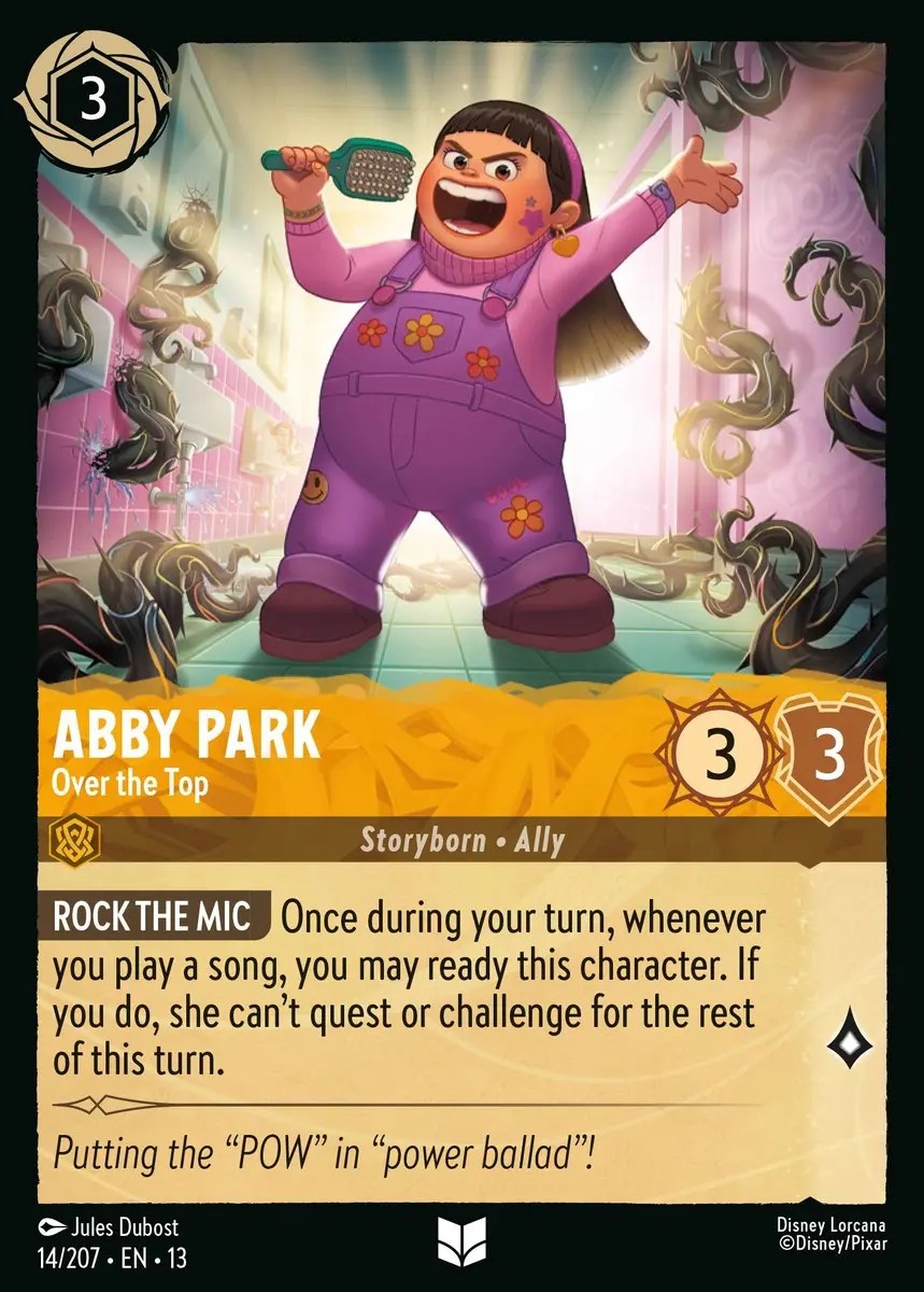 014/207 Abby Park – Over the Top