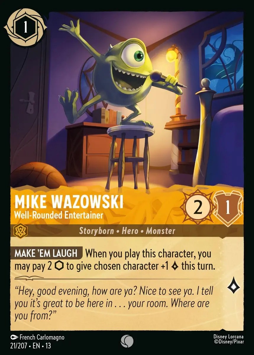 021/207 Mike Wazowski – Well-Rounded Entertainer