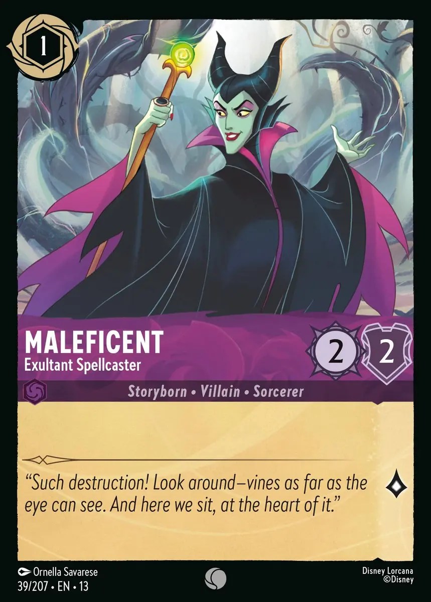 039/207 Maleficent - Exultant Spellcaster (Foil)
