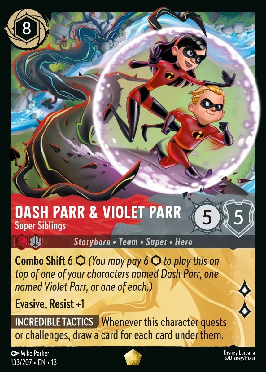 133/207 Dash Parr & Violet Parr - Super Siblings