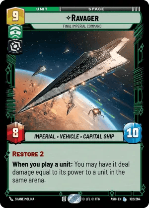102/264 Ravager, Final Imperial Command