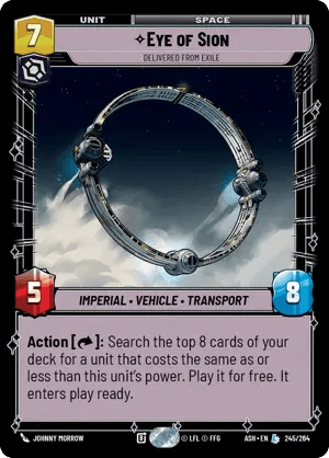245/264 Eye of Sion, Delivered from Exile