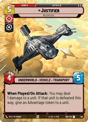 410 Justifier, Relentless (Hyperspace)