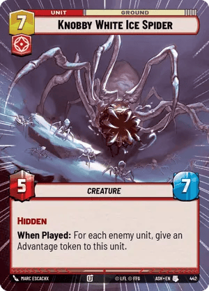 442 Knobby White Ice Spider (Hyperspace)