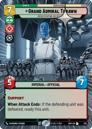 535 Grand Admiral Thrawn, Orchestrating His Return (Hyperspace Foil)