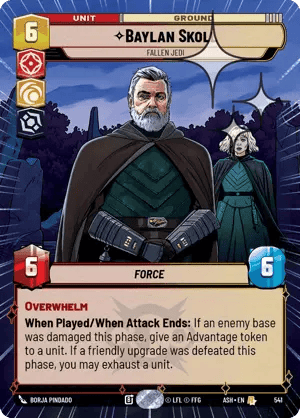 541 Baylan Skoll, Fallen Jedi (Hyperspace Foil)