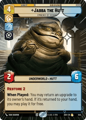 544 Jabba the Hutt, Eminence of Tatooine (Hyperspace Foil)