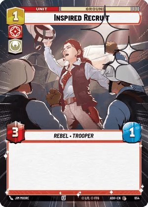 654 Inspired Recruit (Hyperspace Foil)
