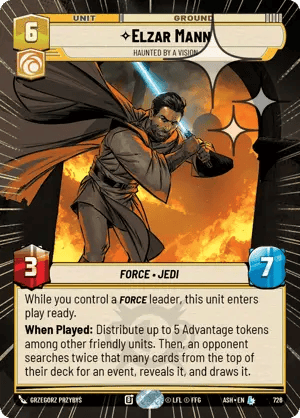 726 Elzar Mann, Haunted by a Vision (Hyperspace Foil)