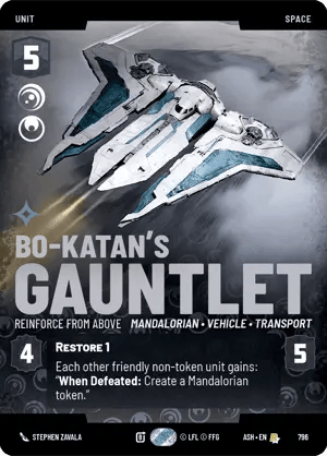 796 Bo-Katan's Gauntlet - Reinforce from Above (Prestige)