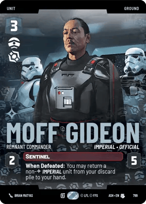 799 Moff Gideon - Remnant Commander (Prestige)