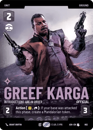 802 Greef Karga - Introductions are in Order (Prestige)