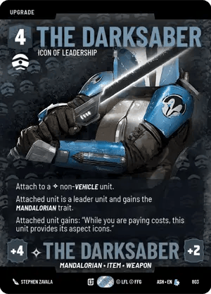 803 The Darksaber - Icon of Leadership (Prestige)