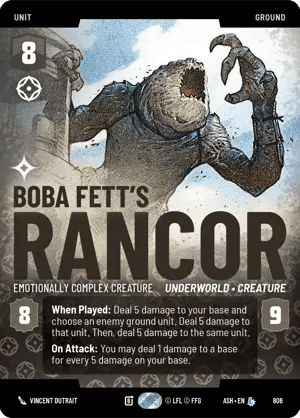 806 Boba Fett's Rancor - Emotionally Complex Creature (Prestige)