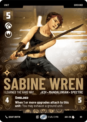 811 Sabine Wren - I Learned the Hard Way (Prestige)
