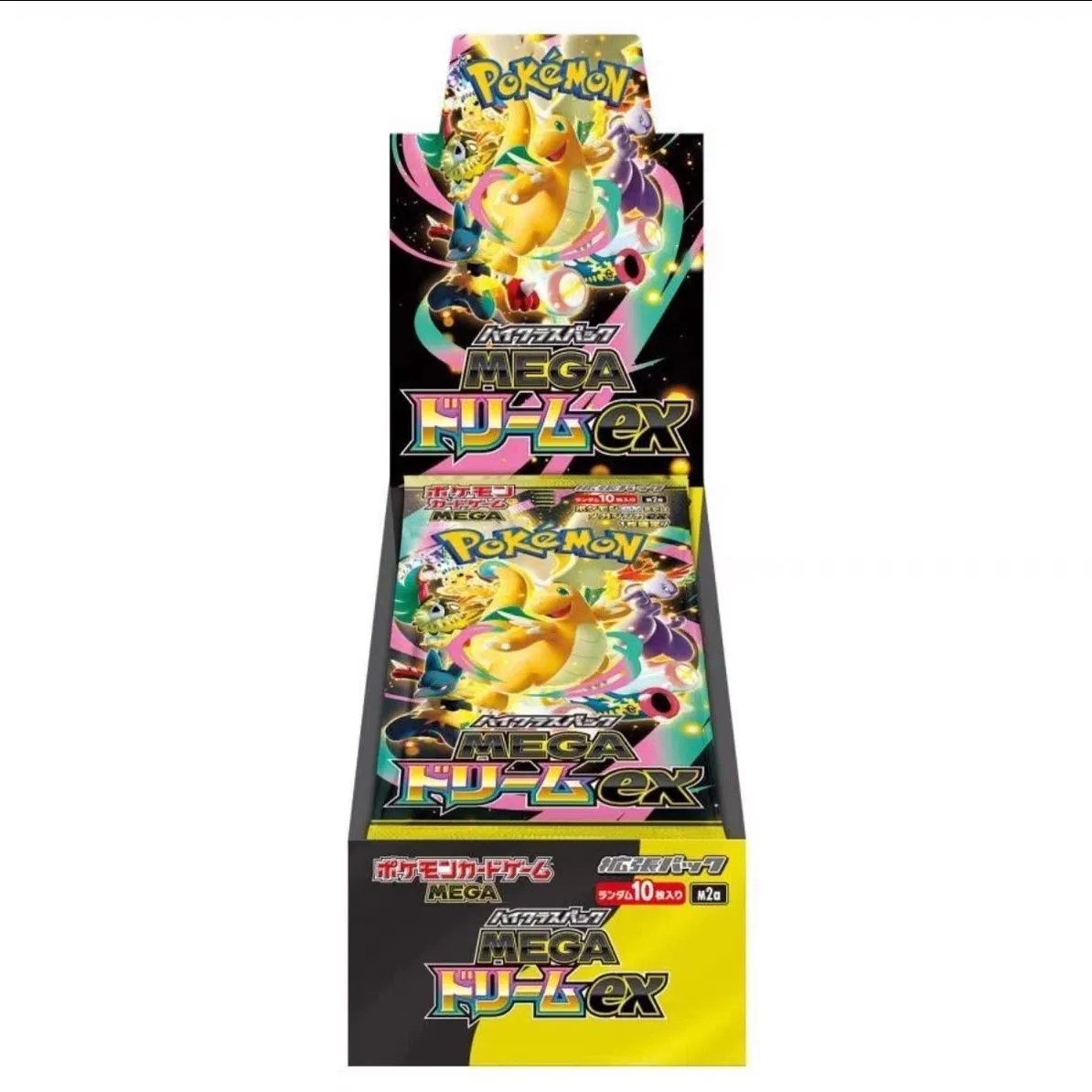 Japanese Version Pokemon MEGA M2a Gold Box Super Evolution Dream EX card front view