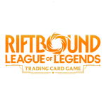 Riftbound League of Legends trading card game booster pack container showing official champion artwork