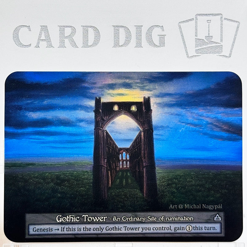 Gothic Tower Beta Sorcery Contested Realm - Best Nature Illustrations in Desktop