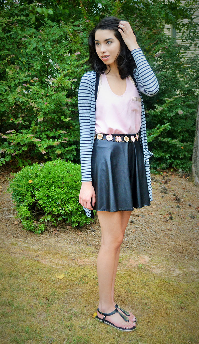 Teen Fashion First Impressions Open House Outfit Cardigans And Necklaces