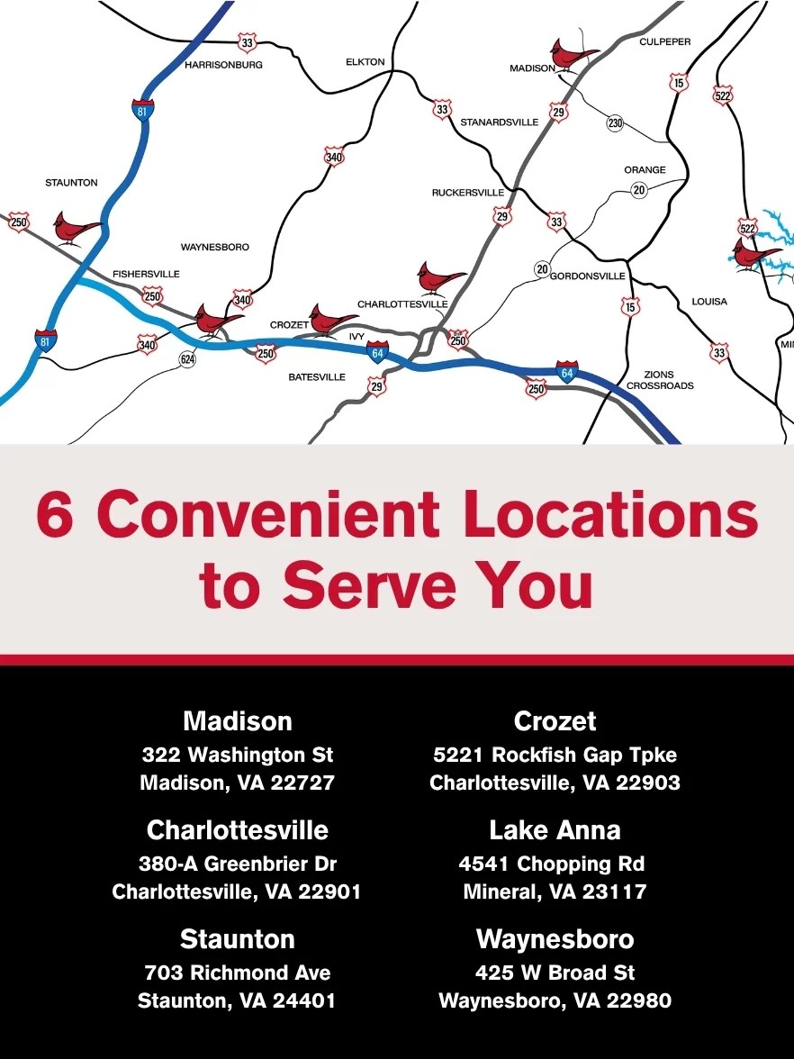 Find Cardinal Home Center near Charlottesville. Go Hoos!