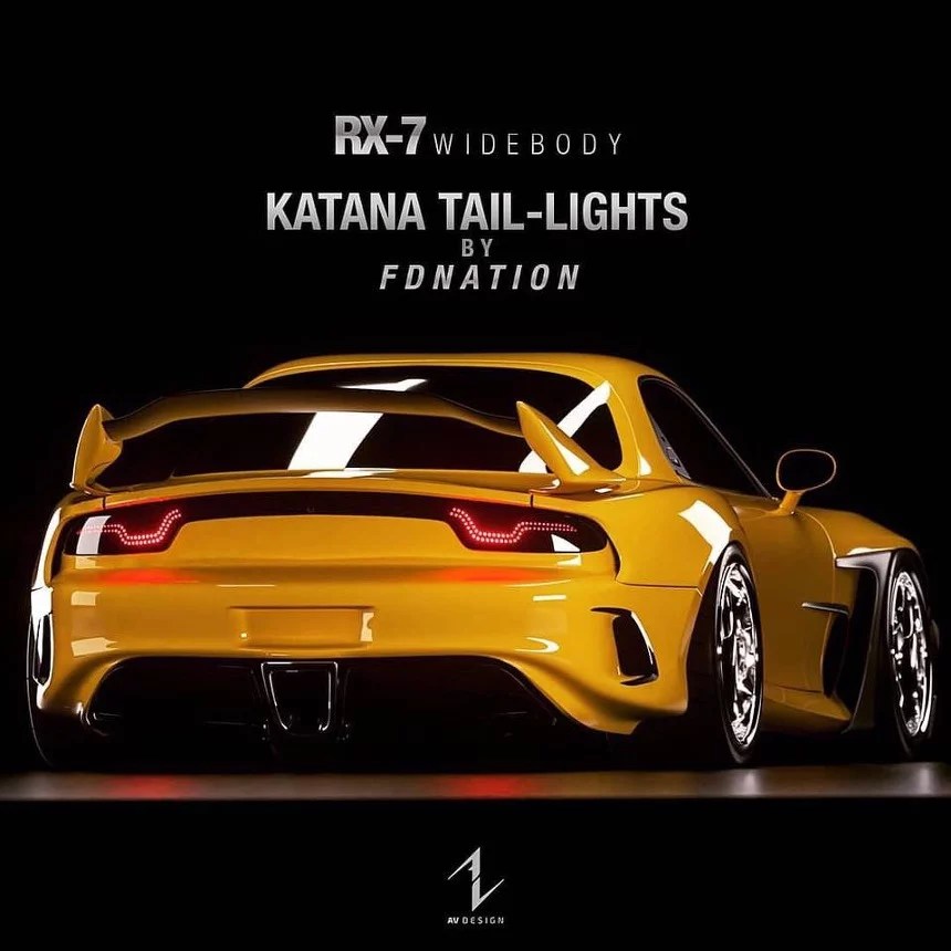 마쯔다 RX-7 와이드바디 튜닝 사진 1