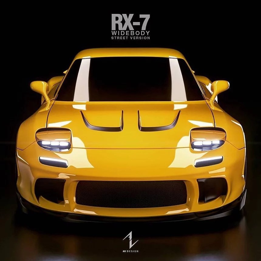 마쯔다 RX-7 와이드바디 튜닝 사진 2