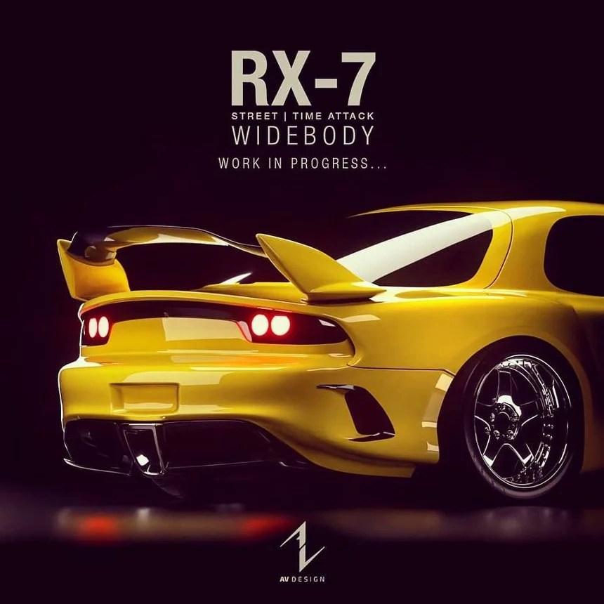 마쯔다 RX-7 와이드바디 튜닝 사진 3