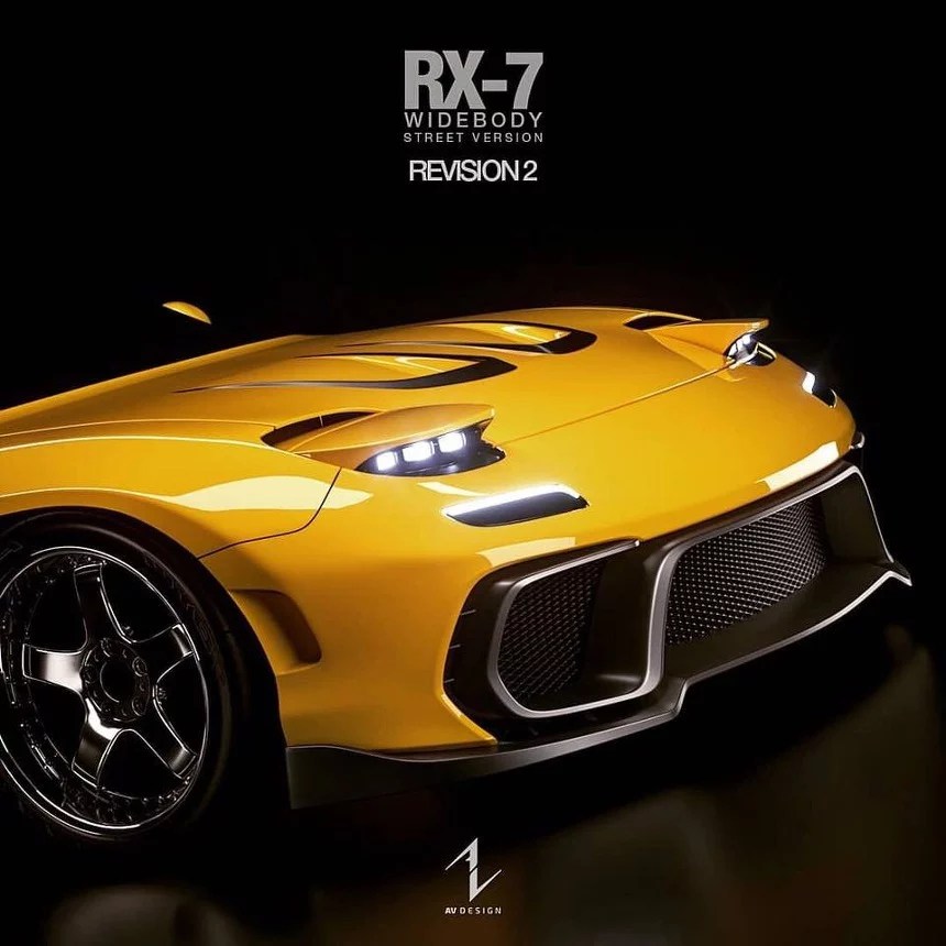마쯔다 RX-7 와이드바디 튜닝 사진 4